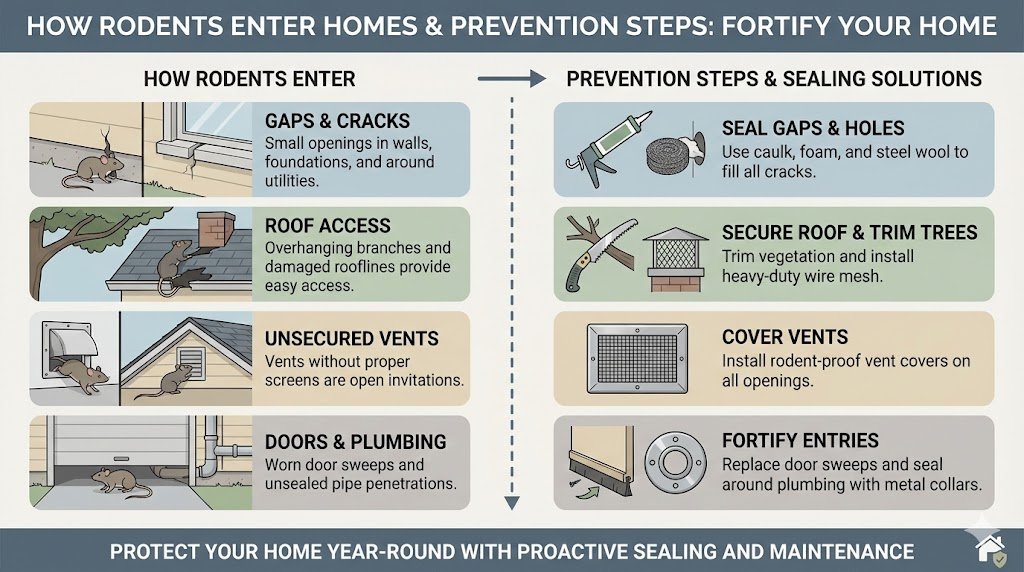 How Rodents Enter Your Home and How to Stop Them Permanently