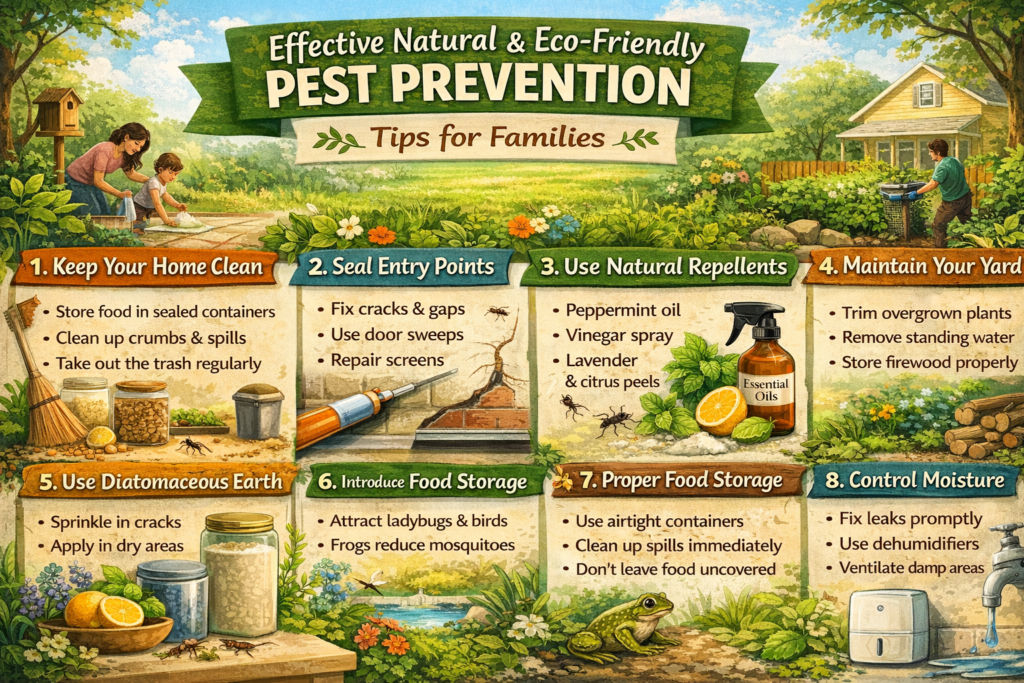 Effective Natural and Eco-Friendly Pest Prevention Strategies for Families