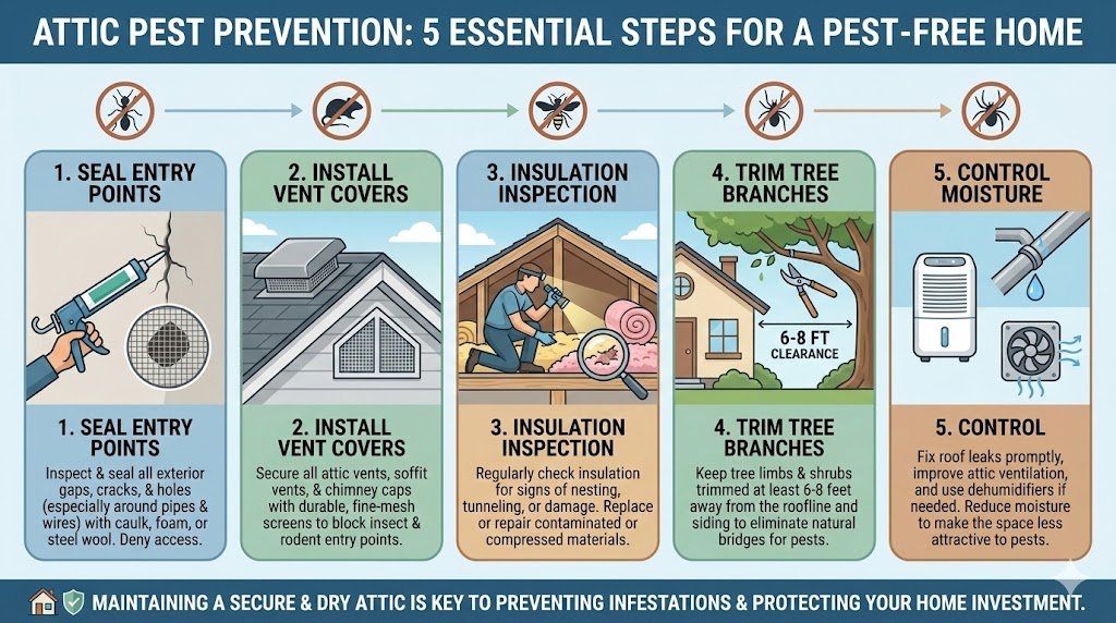 How to Protect Your Attic and Insulation from Pest Damage